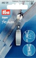 Prym Fashion-Zipper Matrix schwarz gebürstet